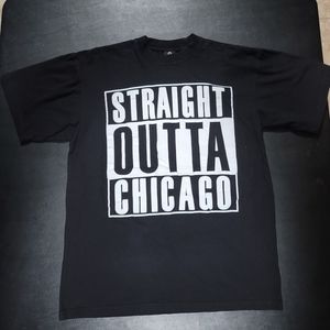 Straight Outta Chicago short sleeve tee shirt